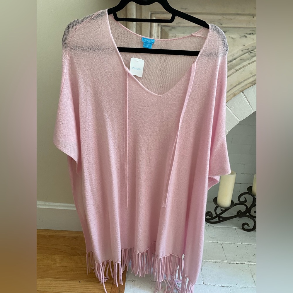 NWT J. McLaughlin Hara Poncho. 100% cashmere. Never before worn.